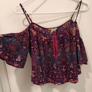 Pacsun off shoulder shirt